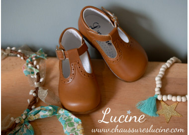Chaussures bébés mxites Salomé ouvertes en cuir