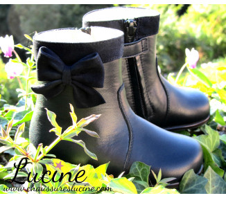 Bottines Boots Héloïse - cuir MARINE