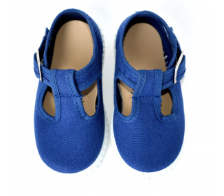 Chaussures Sandales en TOILES Salomé BEBE - BLEU Cobalt