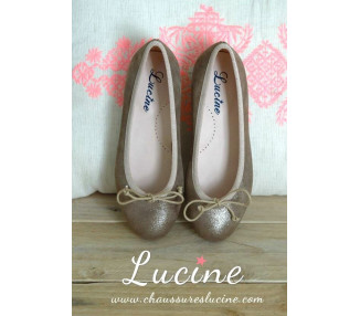 Ballerines - Nubuck TAUPE IRISE