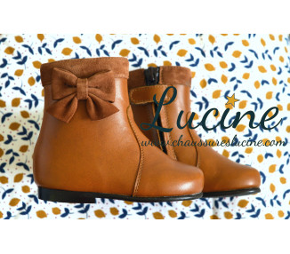 Bottines Boots Héloïse - cuir CAMEL