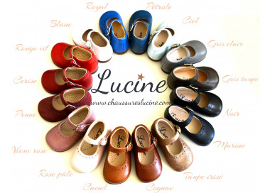 Chaussures fille à boucle, nombreuses couleurs au choix