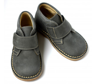 Chaussures garçon SCRATCH Gaspard - nubuck gris