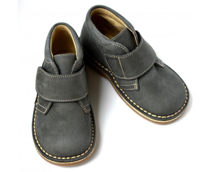 Chaussures garçon SCRATCH Gaspard - nubuck gris