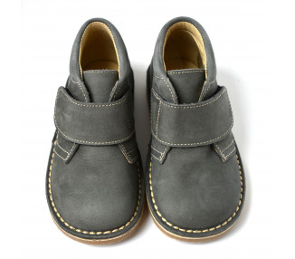 Chaussures garçon SCRATCH Gaspard - nubuck gris