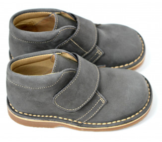 Chaussures garçon SCRATCH Gaspard - nubuck gris