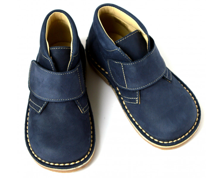 Chaussures garçon SCRATCH Gaspard - nubuck bleu NAVY