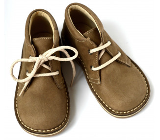 Gaspard PLUS lacets - nubuck TAUPE
