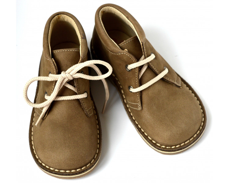 Gaspard PLUS lacets - nubuck TAUPE