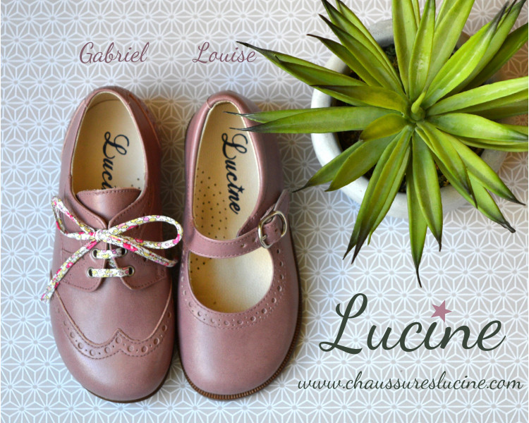 Gabriel COSTAUD- cuir VIEUX ROSE | Chaussures Lucine