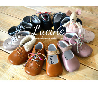 Chaussons bébé SOUPLES Mini-Adonis