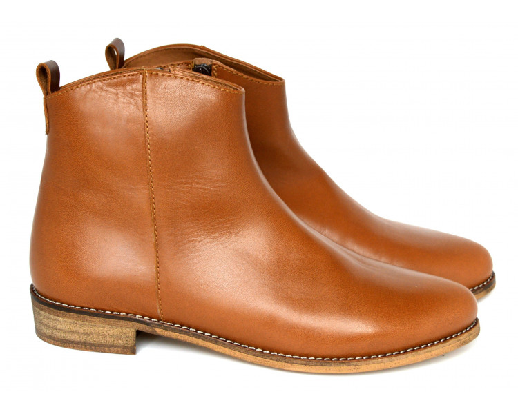 Boots - cuir CAMEL