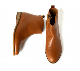 Boots - cuir CAMEL