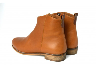 Beneden afronden saai isolatie Boots - cuir CAMEL | Chaussures Lucine