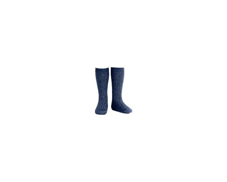 BLEU jean - Chaussettes hautes