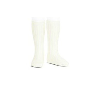 BLANC - Chaussettes hautes