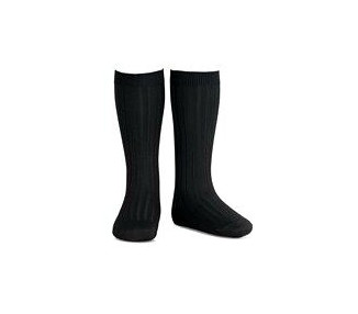 NOIR - Chaussettes hautes