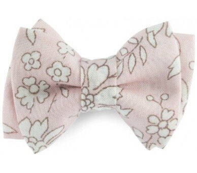 Mini noeud double - CAPEL Rose NUDE