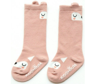 Chaussettes hautes LAPIN - Vieux ROSE