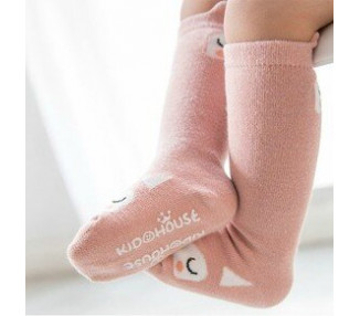 Chaussettes hautes LAPIN - Vieux ROSE