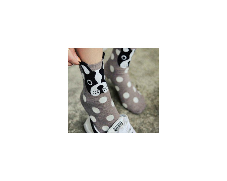 ADOS et FEMMES t35/41- Chaussettes basses CHIEN - GRIS/TAUPE ADOS et FEMMES t35/41- Chaussettes basses CHIEN - GRIS/TAUPE
