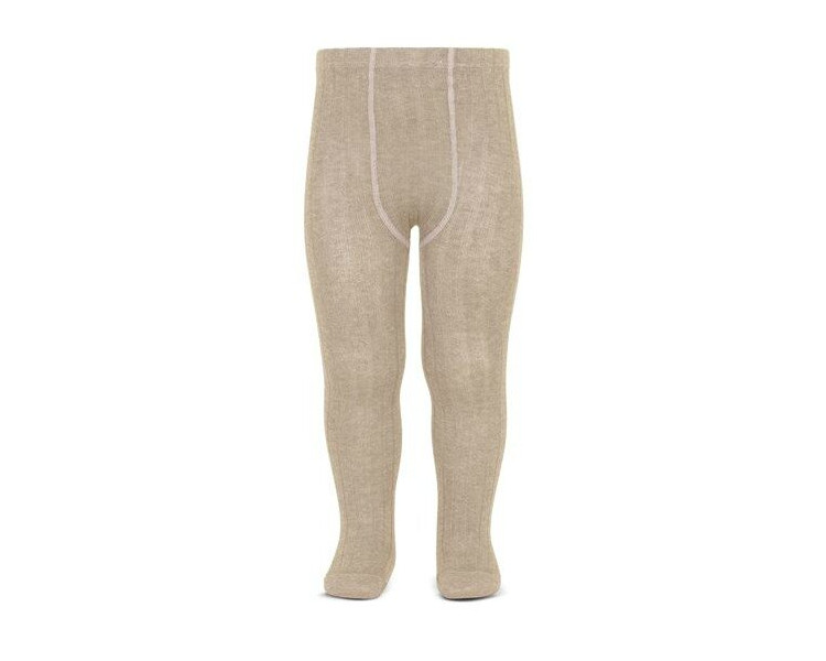 FEMMES t39/41 COLLANTS cotelés - BEIGE/CAMEL clair FEMMES t39/41 COLLANTS cotelés - BEIGE/CAMEL clair