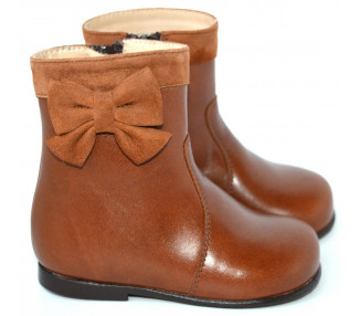 Bottines Boots Héloïse - cuir COGNAC