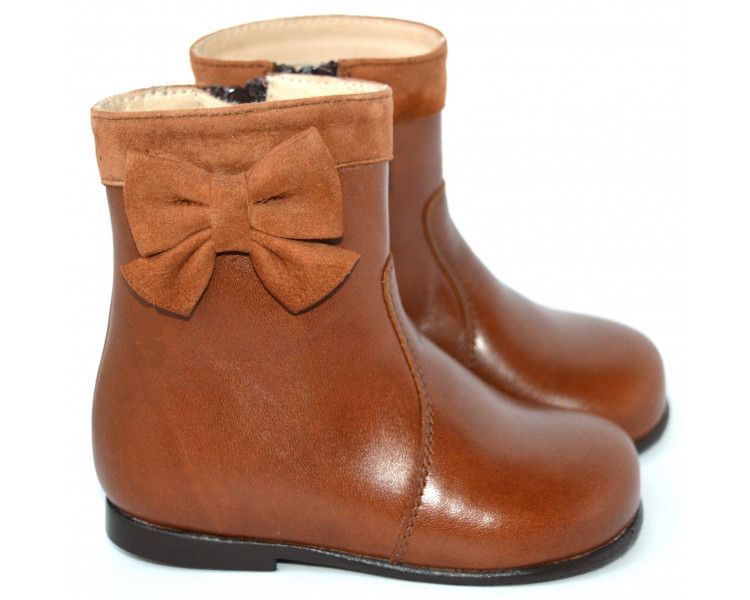 Bottines Boots Héloïse - cuir COGNAC