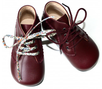 Chaussures Bottillons Aimée - cuir BORDEAUX