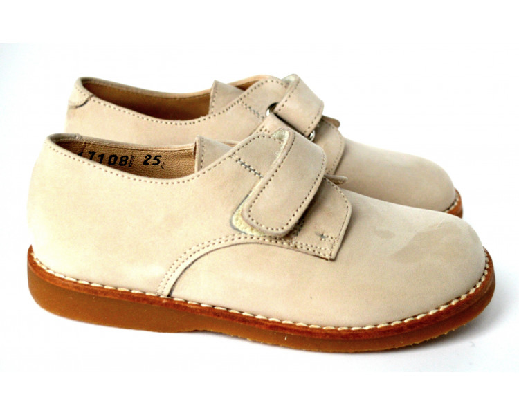 Gaston VELCRO - nubuck BEIGE