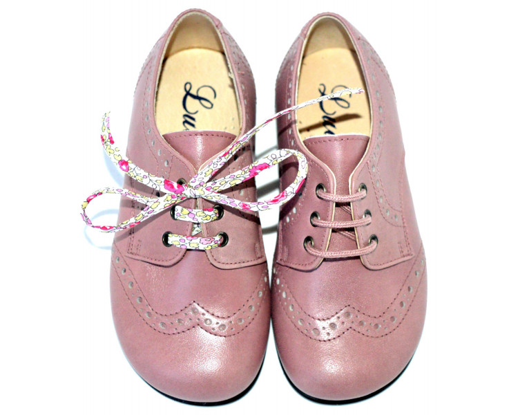 chaussure vieux rose