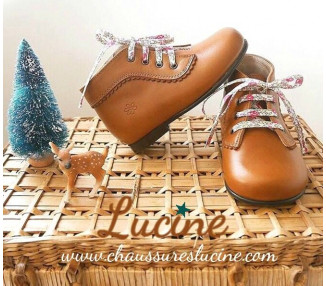 Chaussures Bottillons Aimée - cuir CAMEL