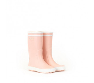 Bottes de pluie fille en caoutchouc - rose pale, Chaussures