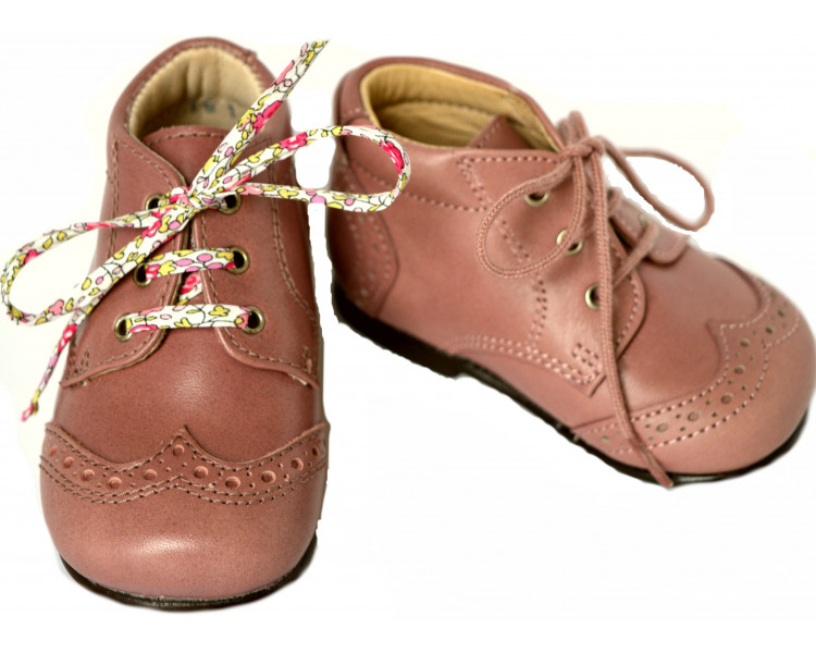 Chaussures Bottillons Adonis Bout golf - cuir VIEUX ROSE Chaussures Bottillons Adonis Bout golf - cuir VIEUX ROSE