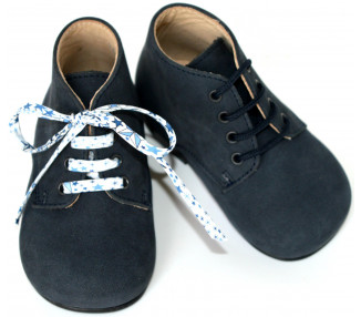 Chaussures bébé bottillons Arthur - nubuck BLEU MARINE