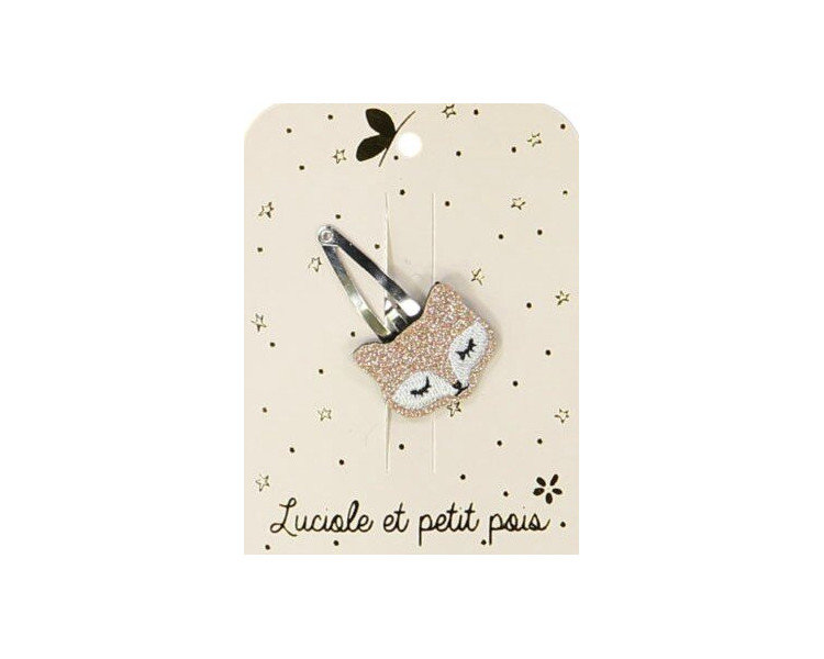 Barrette renard – Rose Barrette renard – Rose