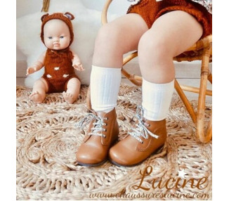 Chaussures bébés à lacets, excellent maintien