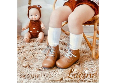 Chaussures bébés à lacets, excellent maintien