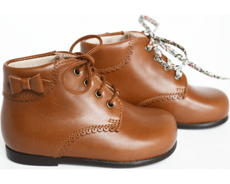 Chaussures Bottillons Victoire - cuir CAMEL