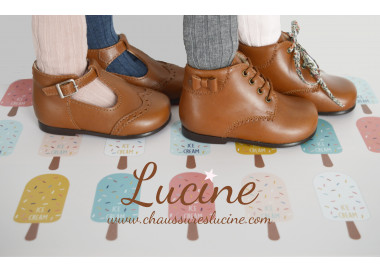 Chaussures en cuir confortables de qualité pour enfants
