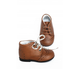 Chaussures Bottillons SOUPLES Azylis Bout golf - cuir CAMEL