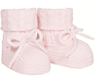 CHAUSSONS noeud - ROSE PALE