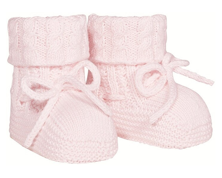 CHAUSSONS noeud - ROSE PALE
