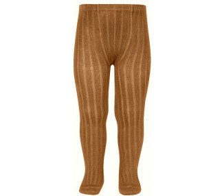 COLLANTS cotelés - COGNAC/Toffee