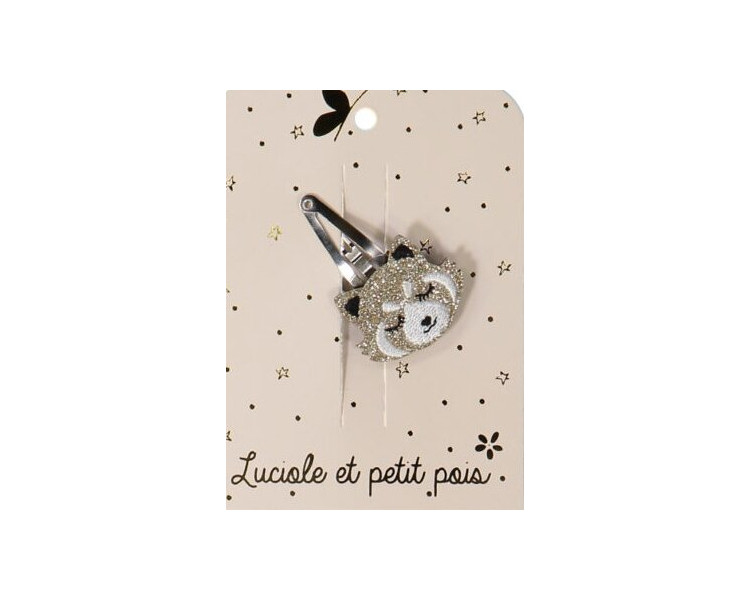 Barrette panda roux – Doré Barrette panda roux – Doré