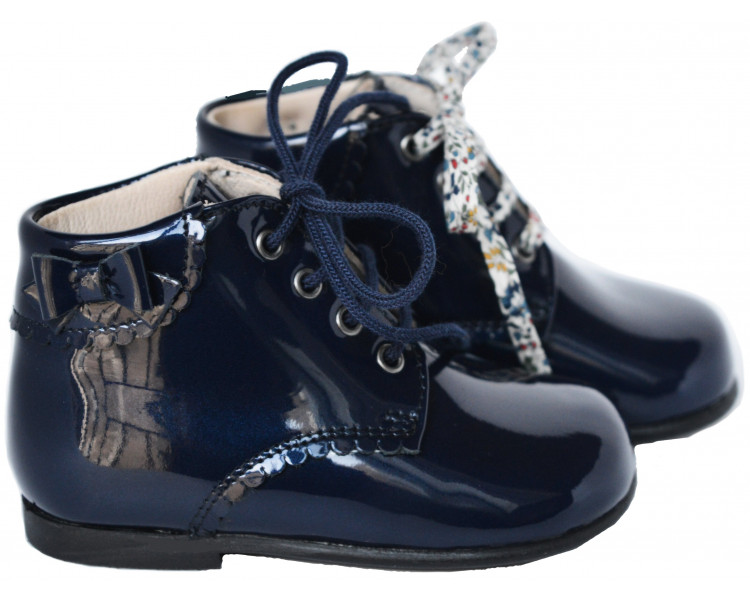 Chaussures Bottillons Victoire - vernis BLEU NUIT