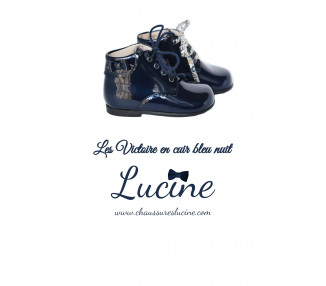 Chaussures Bottillons Victoire - vernis BLEU NUIT