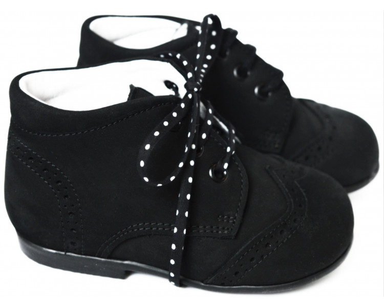 1ers PAS- Azylis très SOUPLES-T18/26- Nubuck NOIR 1ers PAS- Azylis très SOUPLES-T18/26- Nubuck NOIR