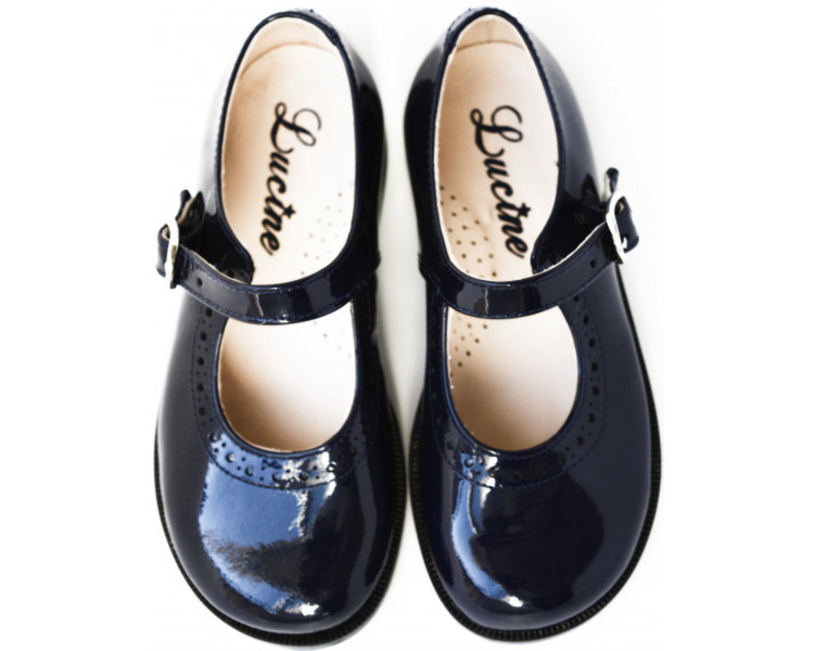 Louise RESISTANTES - cuir vernis BLEU nuit Louise RESISTANTES - cuir vernis BLEU nuit