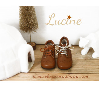 Chaussures Bottillons Fourrés Angèle - cuir CAMEL